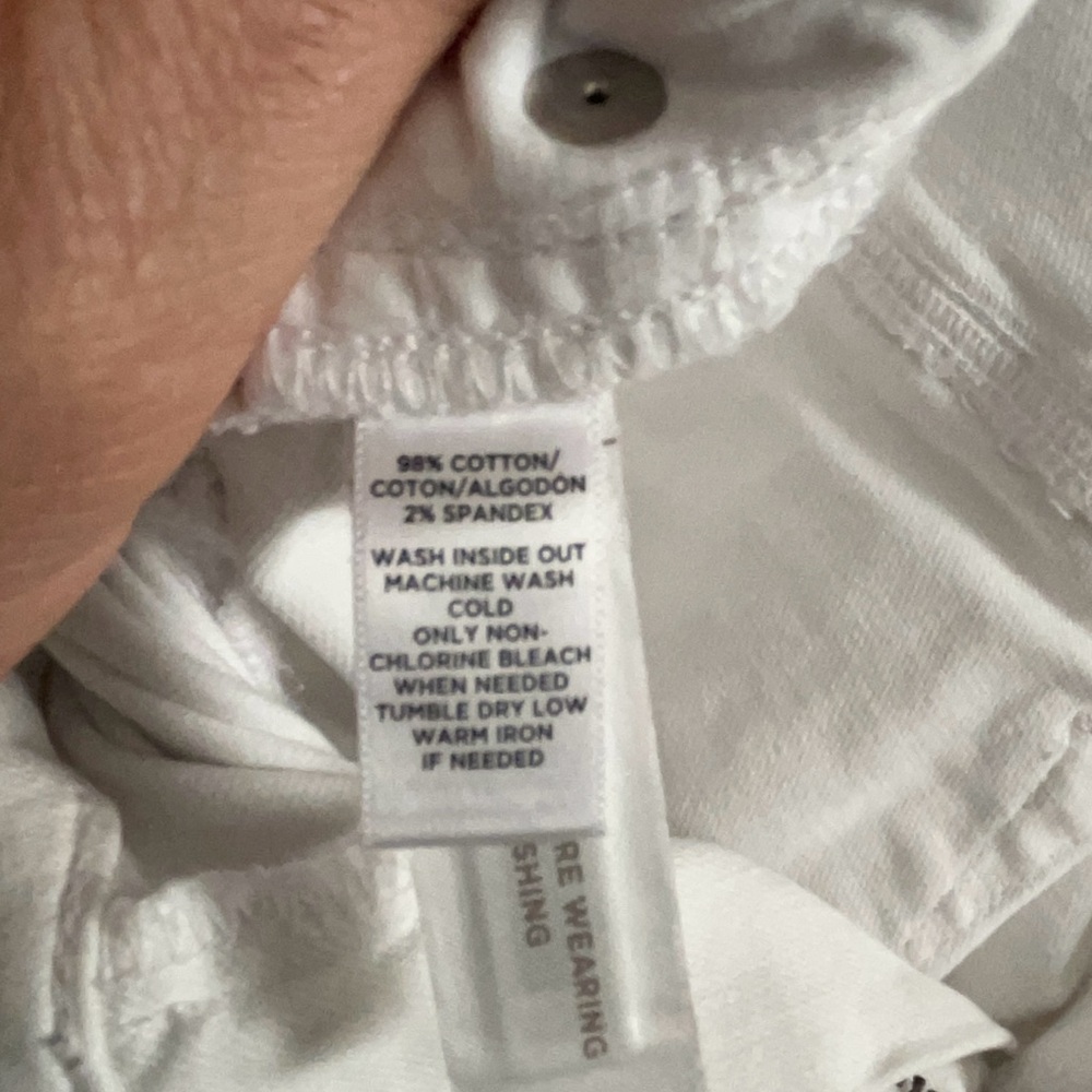 LOFT | Women's Curvy White High Waisted Skinny Jeans | Size 30/10P - Picture 8 of 11
